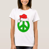 Peace Kerstfeest T-shirt (Voorkant)