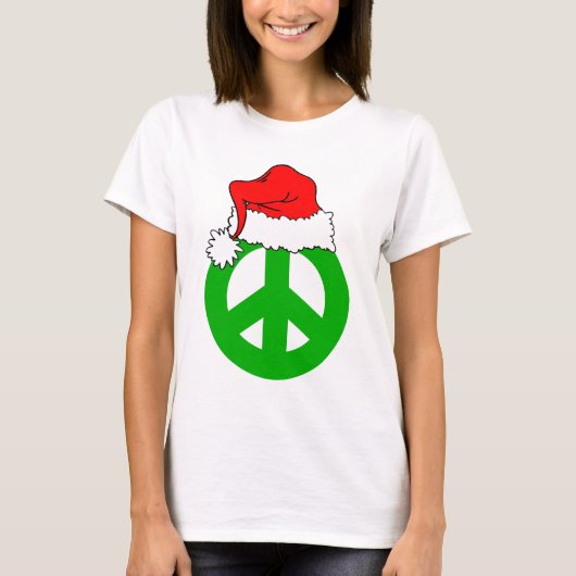 Peace Kerstfeest T-shirt (Voorkant)