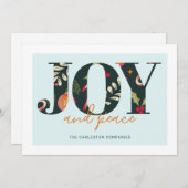 Peace-kerstkaart Kaart (Voorkant / Achterkant)