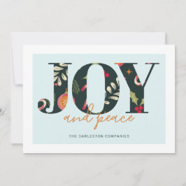 Peace-kerstkaart Kaart