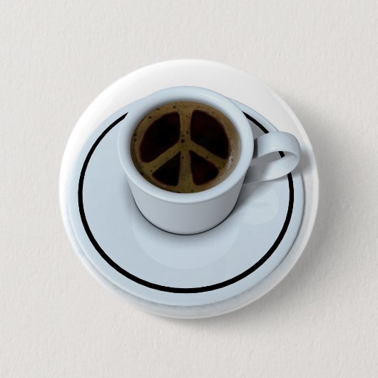 Peace-koffie Ronde Button 5,7 Cm (Voorkant)