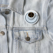 Peace-koffie Ronde Button 5,7 Cm (In situ)