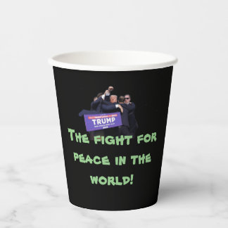 Peace koffiekopje papieren bekers