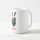 Peace Koffiemok (Voorkant rechts)