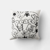 Peace Kussen (Achterkant)