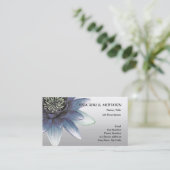 Peace l Beauful Blue Lotus Flower Visitekaartje (Staand voorkant)
