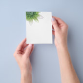 Peace l Beauful Green Lotus Flower/Water Lily Flyer (Hand)