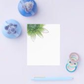 Peace l Beauful Green Lotus Flower/Water Lily Flyer (Enkel)