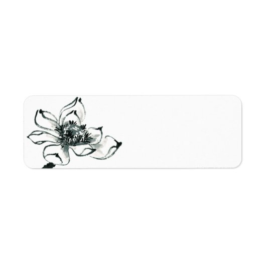 Peace l Mooie Waterverf Lotus Blank Labels (Voorkant)