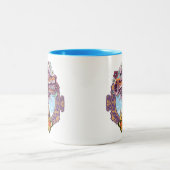 Peace Lady TMH Tweekleurige Koffiemok (Center)