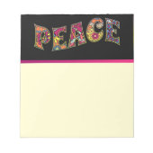 Peace-laptop Notitieblok (Voorkant)
