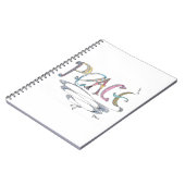 Peace-laptop Notitieboek (Linkerzijde)