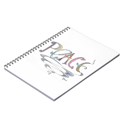 Peace-laptop Notitieboek (Linkerzijde)