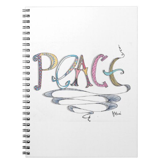 Peace-laptop Notitieboek (Voorkant)
