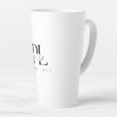 “Peace Light – Pure Love Logo Latte Mok (Rechterhoek)