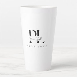 “Peace Light – Pure Love Logo Latte Mok