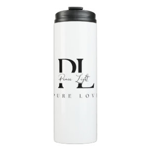 “Peace Light – Pure Love Logo Thermosbeker