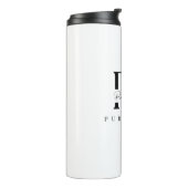 “Peace Light – Pure Love Logo Thermosbeker (Gedraaid links)