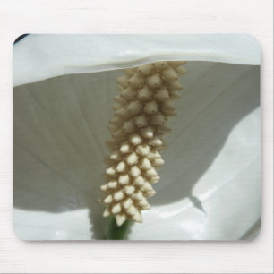 Peace Lily Elegant White Floral Muismat