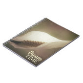 Peace Lily Floral Dream Time Phrase Notitieboek (Linkerzijde)