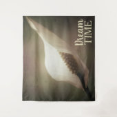 Peace Lily Floral Dream Time Wandkleed (Voorkant)