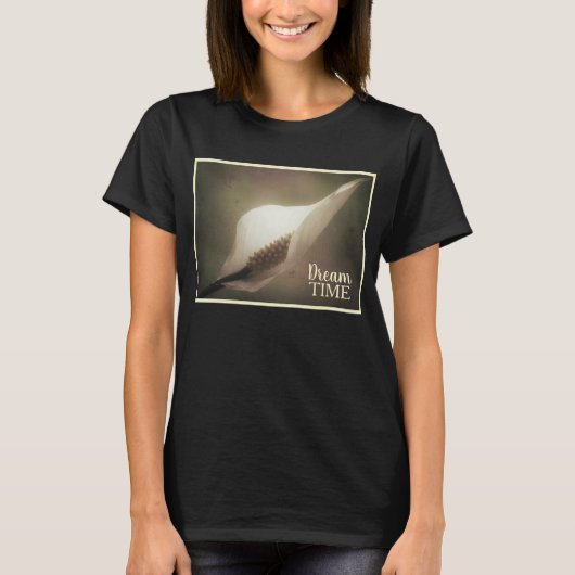Peace Lily Flower Dream Time T-shirt (Voorkant)