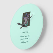 Peace Lily Grote Klok (Hoek)