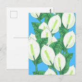 Peace Lily Illustration Briefkaart (Voorkant / Achterkant)