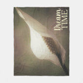 Peace Lily Photography Dream Time Phrase Fleece Deken (Voorkant)