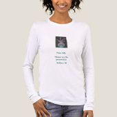 Peace Lily Tri-Blend Shirt (Voorkant volledig)
