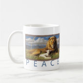 Peace Lion en Lamb Cup Koffiemok (Links)