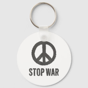 Peace Logo Hippie-symbool Stop Oorlogsprotest Peac Sleutelhanger