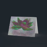 Peace Lotus Flower-kaart verzenden Kaart<br><div class="desc">Een digitale lotusbloem.</div>