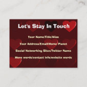 Peace Lotus Visitekaartje (Achterkant)