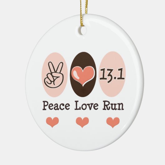 Peace Love 13.1 Ornament (Links)