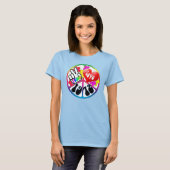 Peace Love 1972 T-shirt (Voorkant volledig)