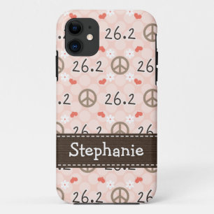 Peace Love 26.2 Case-Mate iPhone Case