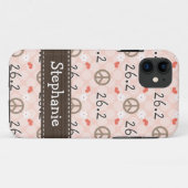 Peace Love 26.2 Case-Mate iPhone Case (Achterkant (horizontaal))