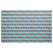 Peace Love 26.2 Marathon Runner Stof (Fat Quarter)