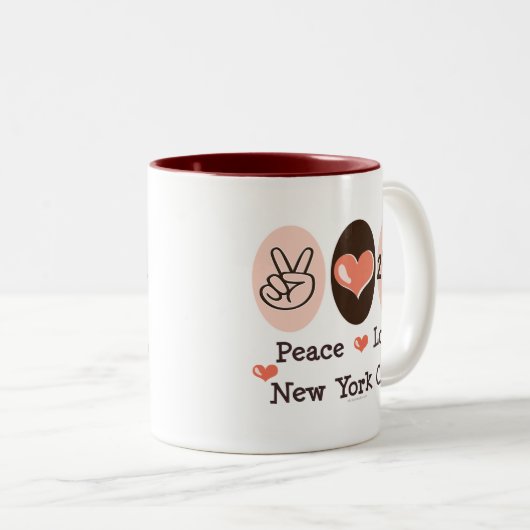 Peace Love 26.2 Mok (Voorkant rechts)