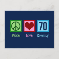 Peace Love 70ste verjaardag
