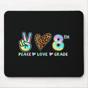 Peace Love 8th Grade Squad Back to School Teacher Muismat