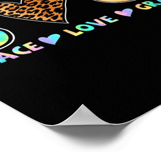 Peace Love 8th Grade Squad Back to School Teacher Poster (Hoek)