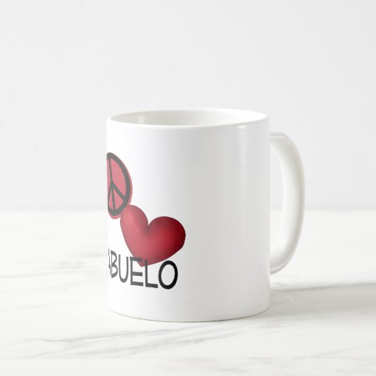Peace Love Abuelo Koffiemok (Voorkant rechts)