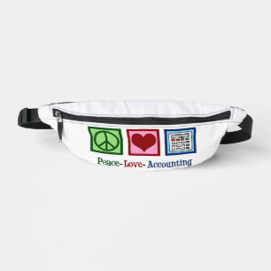 Peace Love Accounting Accountant Heuptasje