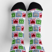 Peace Love Accounting Accountant Sokken (Top)