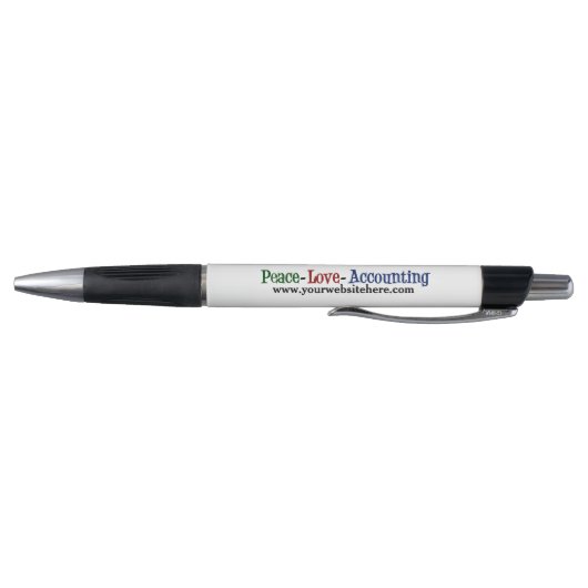 Peace Love Accounting Custom Pen (Bodem)