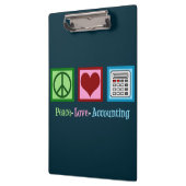 Peace Love Accounting Klembord (Links)