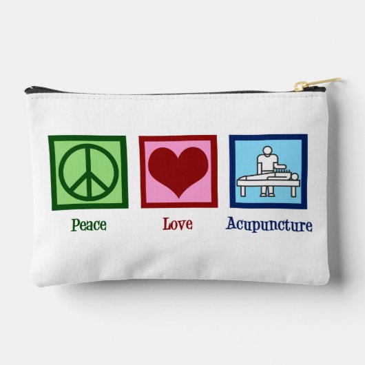 Peace Love Acupunction Cute Acupuncturist Etui (Achterkant)