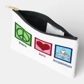 Peace Love Acupunction Cute Acupuncturist Etui (Open)